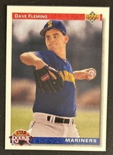 1992 Upper Deck Dave Fleming Baseball Rookie Card #4 Mariners Pitcher VG O/C. rookie card picture