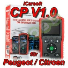 iCarsoft CP v1 Profi Diagnose f&uuml;r Peugeot Citroen ABS Airbag Motor Service etc..