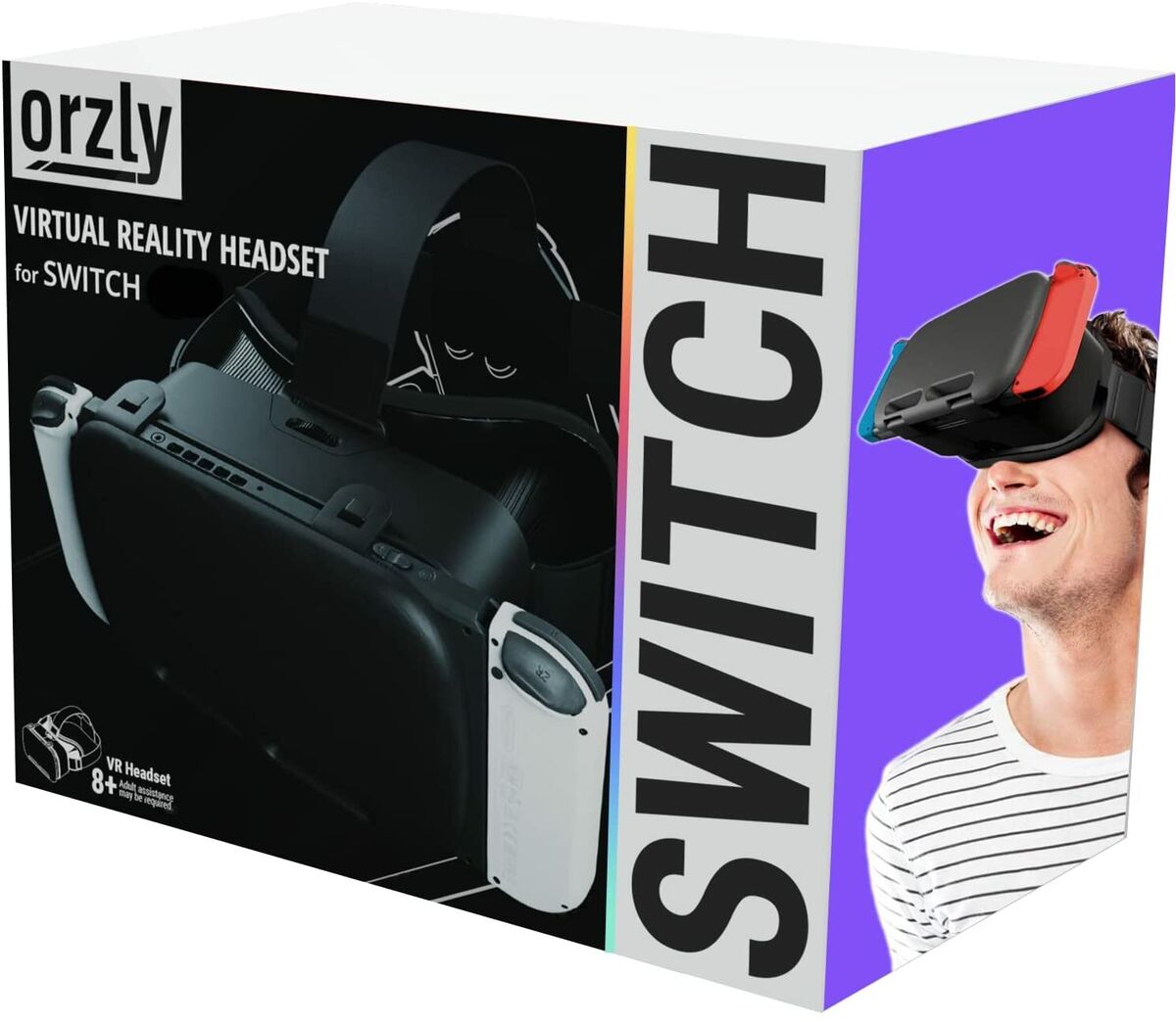  Switch VR Headset Compatible with Nintendo Switch & OLED,  Upgraded with Adjustable HD Lenses, Virtual Reality Glasses for Original Nintendo  Switch & Switch OLED Model, Switch VR Kit, Switch 3D Goggles 