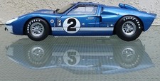 Exoto Ford GT40 Classic Custom Built Metal Model Concept Hot Rod Race Sports Car