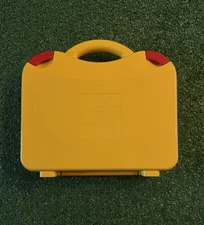 LEGO Classic Brick Organizer Storage Carrying Case Dividers Yellow Red Clips
