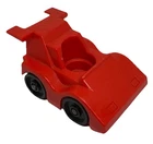 1983 Fisher-Price: Quaker Oats — Vintage Red Plastic Toy Car