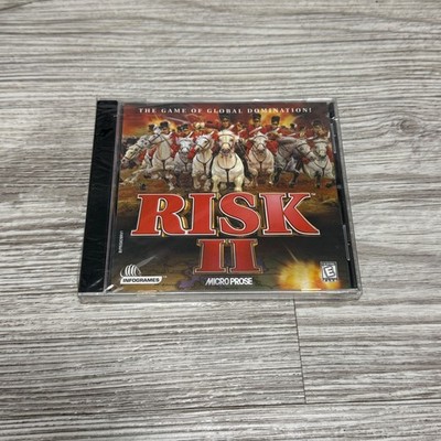 Risk II 2 PC Computer Game CD Hasbro Windows 95/98 Brand New Sealed Micro Prose