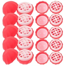 20 Pcs Gloss Rosy Lip Balm Tubes Lipstick Dispenser Cosmetic Storage Refillable