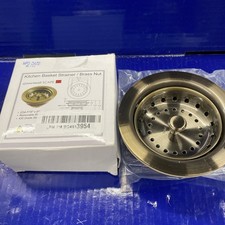 Kitchen Sink Basket Strainer K112BAB, Brass Nut Gourmet Scape - Open Box