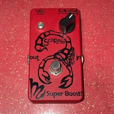 Celestial Effects Scorpio Super Boost Guitar Effect Pedal!