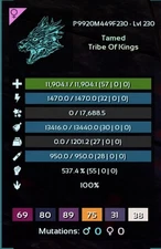 Ark Survival Ascended Pve Official PC/XBOX/PS5 Top Stat Elderclaw Clone Pair