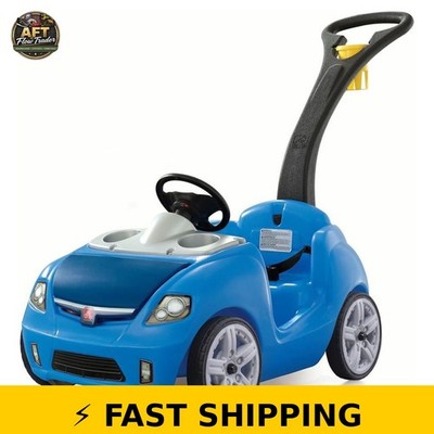 Step2 Whisper Ride II Blue Push Car for Toddlers