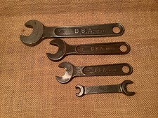 COLLECTION OF OLD B S A  SPANNERS   RIFFLES LOGO