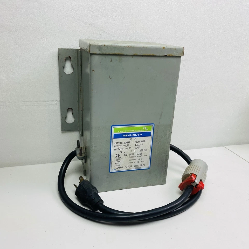 General Signal HS1F750A Hevi Duty Transformer Type HS .750 KVA - Image 3 of 4