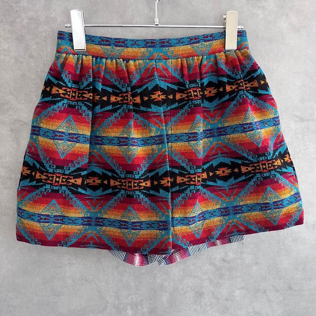 PENDLETON Opening Ceremony Native Pattern Wool Sk… - image 1