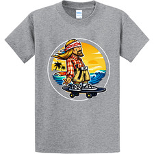 NEW Artbag Ink Clothing CHOLO x JESUS GREY Tee Shirt SMALL-4XLARGE MADE IN USA