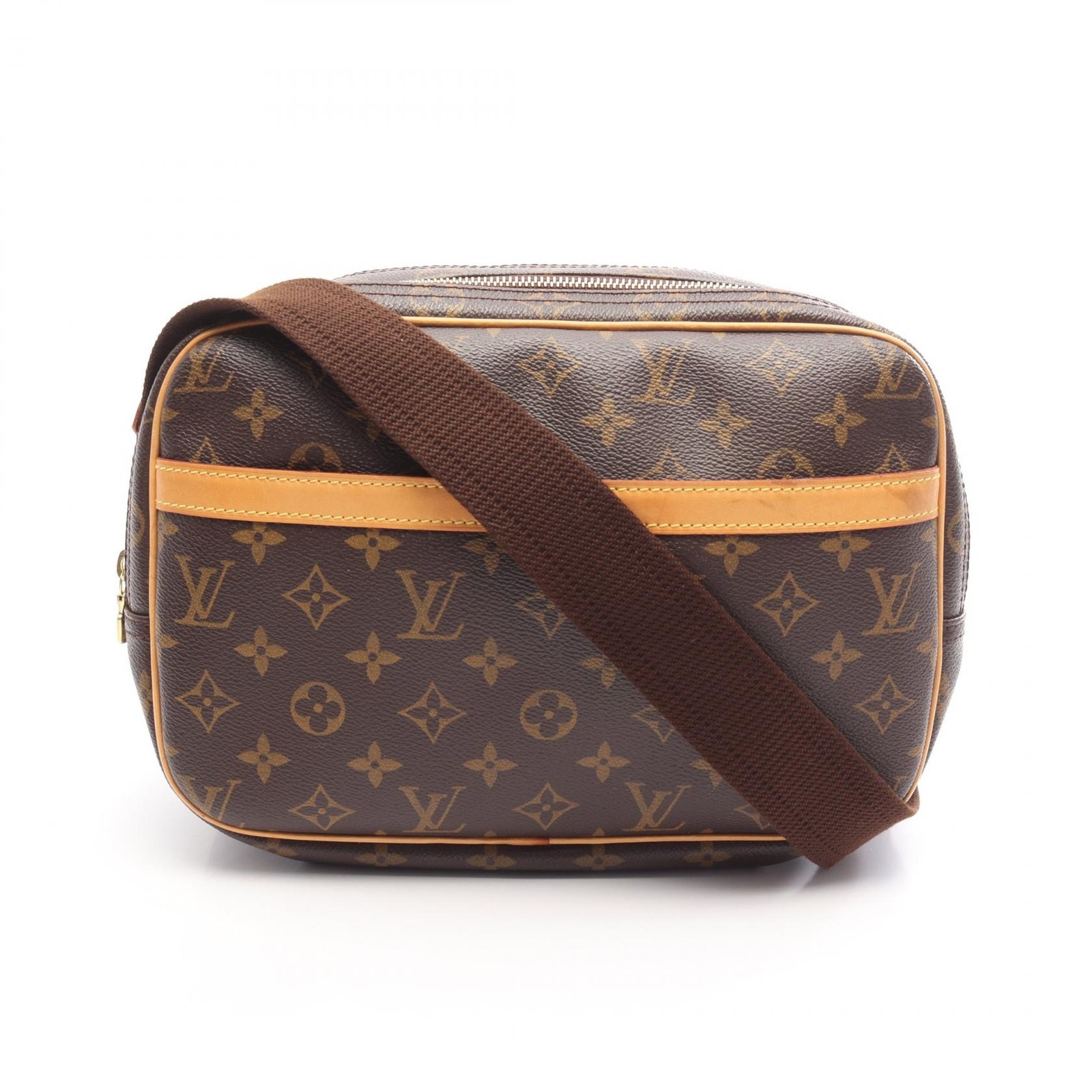 LOUIS VUITTON Reporter PM Crossbody Bag Monogram Canvas M45254 Pre-Owned LV