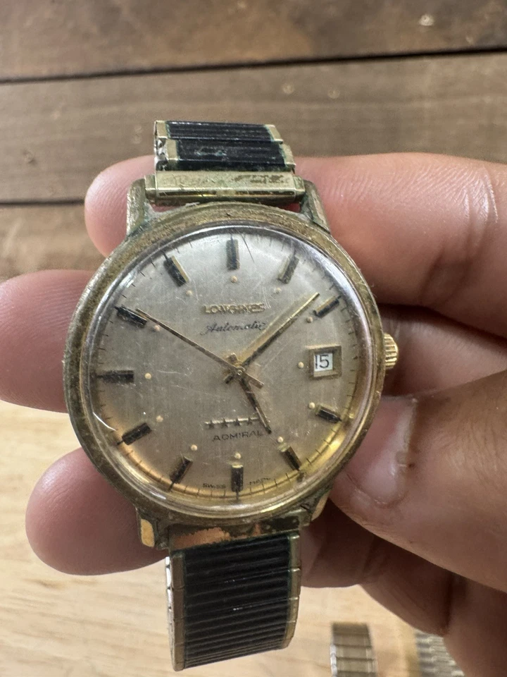Lote de relojeros vintage Estate Fresh para piezas/reparación Longines Gruen 10k GF Foto 3 de 4
