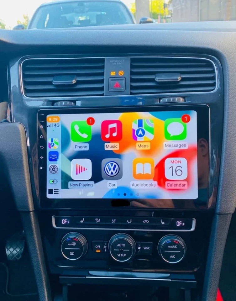 Autoradio Vw Golf 7 7.5 GTI GTD R CarPlay Android 14 Wi-Fi 5G QLED VERSIONE TOP  - Immagine 2 di 4