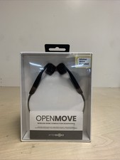 AfterShokz OpenMove Wireless Bone Conduction Headphones, AS660, Slate Grey, New 