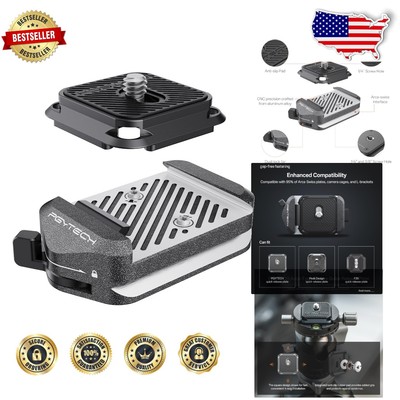 Arca Swiss Camera Quick Release Plate Clamp V2 Aluminum Dual Lock Secure