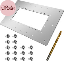 Kit de reparación de skimmer de piscina de boca ancha placa de acero inoxidable 304 18,75 W 12,25 H Co