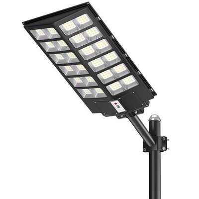 PFCTART Commercial 2600W Solar Light Outdoor Motion Sensor Parking Lot Lights