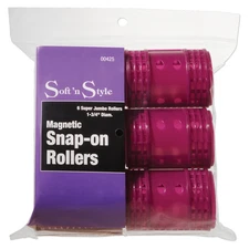 Soft ’n Style Magnetic Snap-on Rollers, Super Jumbo - 1-3/4" #00425