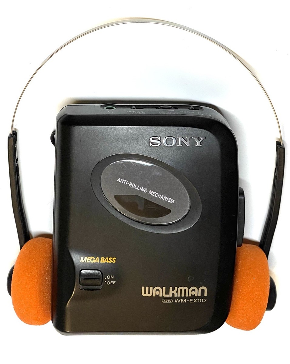 SONYカセットウォークマンWM-EX102 Vintage Sony WM-EX102 Cassette Walkman • New Belt• Mega Bass