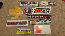 Lot Of 10 Small Drag Racing Decals Stickers Nhra Super Stock Rod Nascar