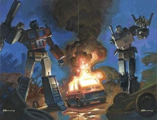 Transformers #20 Fabrizio De Tommaso foil connecting cover set