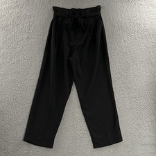 Madewell Womens Pants Black Size 8 Dress Pant Career Office Work Tapered Belted