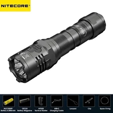 NITECORE P20iX Flashlight Tactical USB-C Rechargeable 4000LM W NL2150HPi Battery