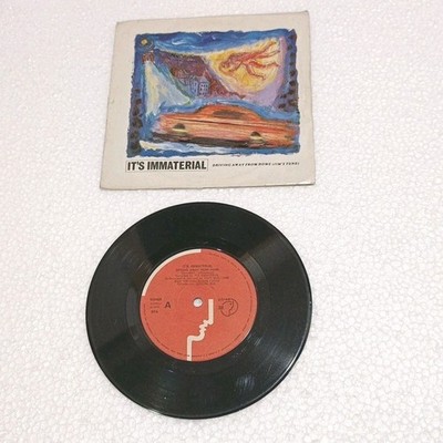 It's Immaterial Driving Away From Home Vinyl Single 7'' 45 RPM Record 1986 PT