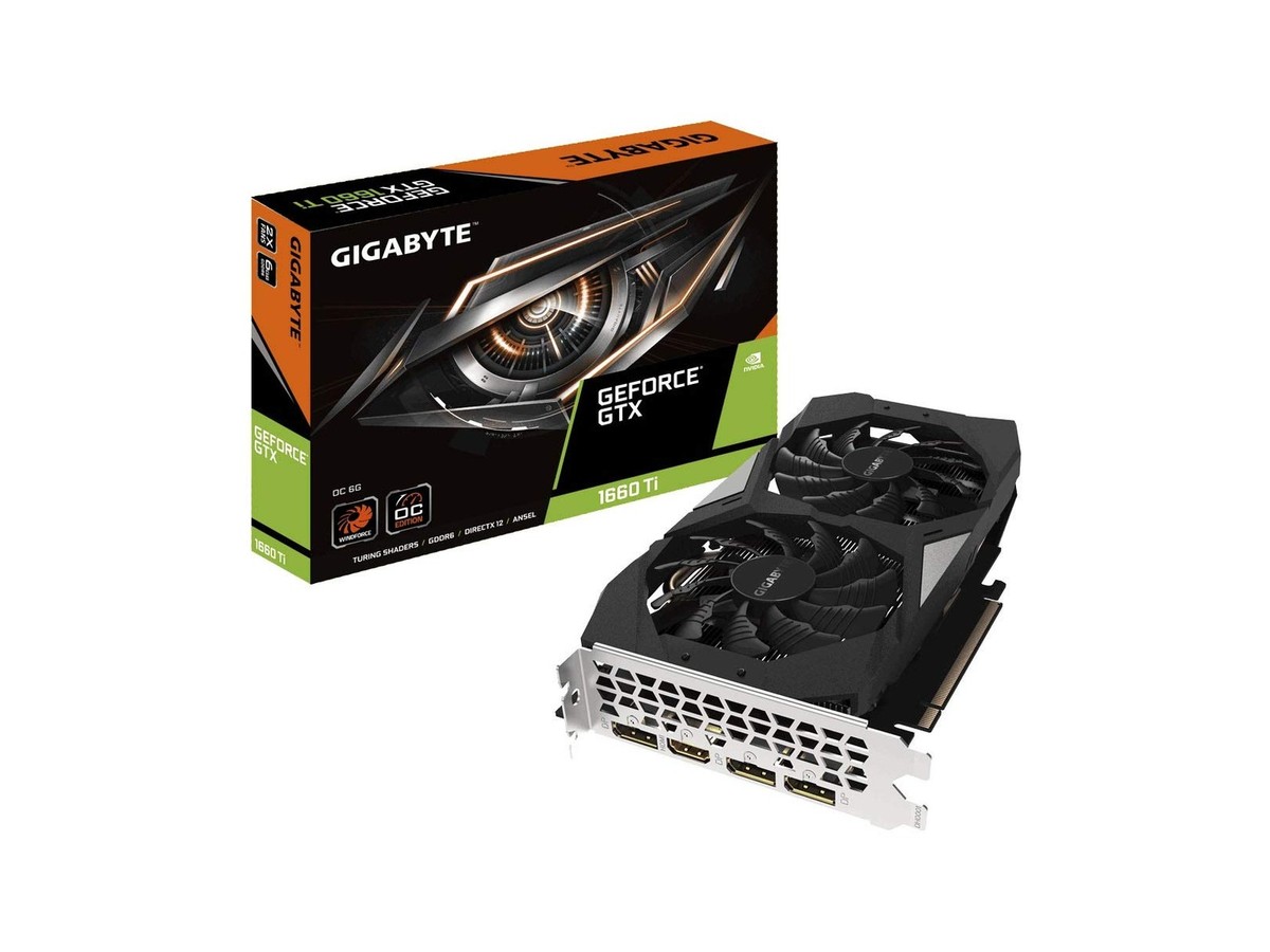 Gygabyte GeForce GTX 1660 TI OC 6G GDDR6 Video Card (GV-N166TOC