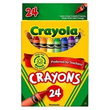 Crayola Peggable 24 Count Assorted Color Crayons 1 Pack