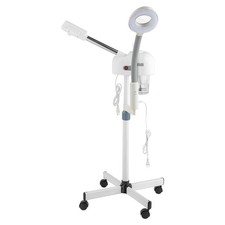 2 IN 1 Facial Steamer w/ 3X LED Magnifying Lamp UV Ozone LCD Salon Spa Skin Care