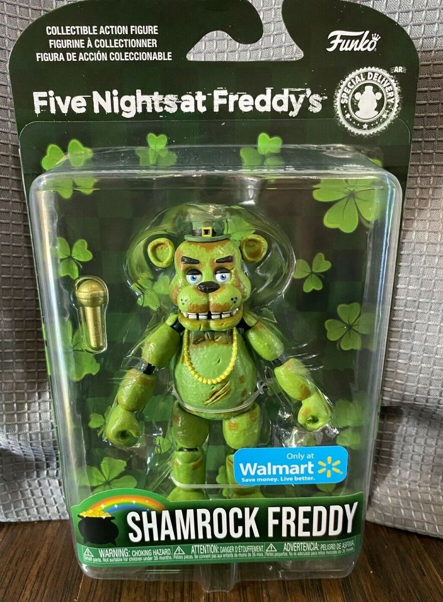 Action Figure: Five Nights at Freddy's - Shamrock Freddy (Walmart  Exclusive) 