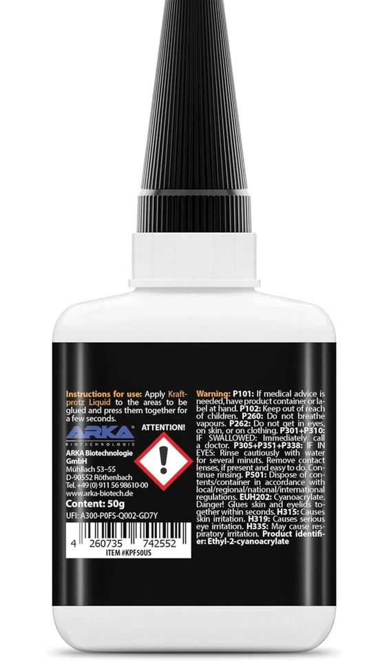 Gel Súper Pegamento Alemán Fuerte Punta Anti Secado Gorila Fuerte XXL 50g ENVÍO EL MISMO DÍA Foto 2 de 4