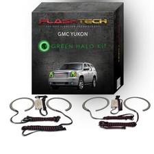 Green Angel Eye Led Headlight Halo Ring Kit For 2007-2013 Gmc Yukon Headlights Green Angel Eye Led Headlight Halo Ring Kit For 2007-2013 Gmc Yukon Headlights