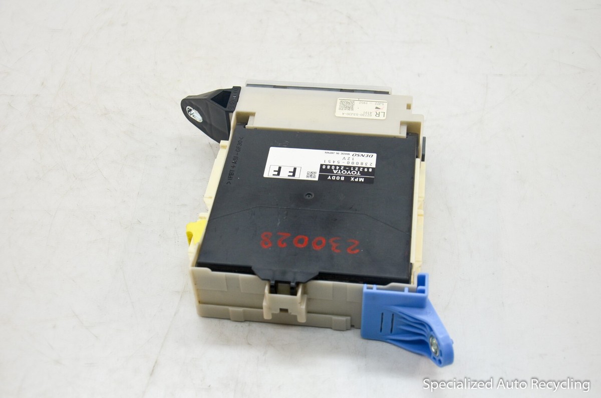 2016 LEXUS RC200T FUSE BOX MUTLIPLEX MPX NETWORK BODY MODULE