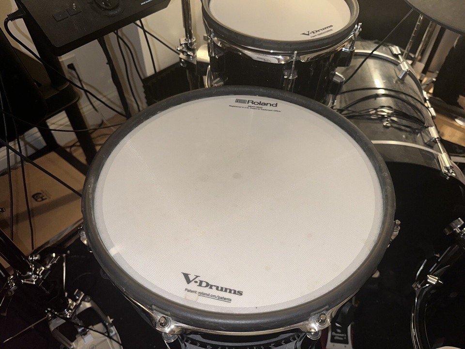 Roland VAD503 VDrums Acoustic Design Electronic Drum Set Black eBay