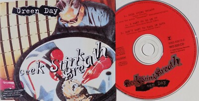 GREEN DAY CD Geek Stink Breath EU 3 Track for UK w/ 2 UNRELEASED Trks. UNPLAYED