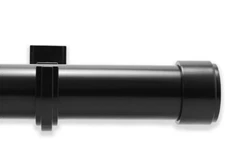 Blasthome 3 Ft Curtain Rod Black Non Adjustable Rod New