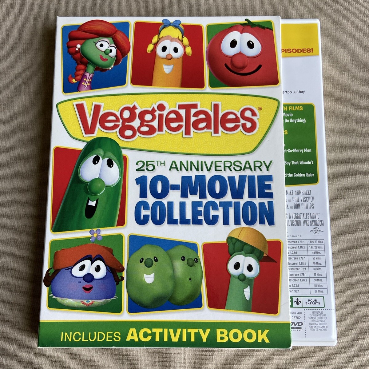 VeggieTales: 25th Anniversary 10-Movie Collection (DVD 3-Disc Set