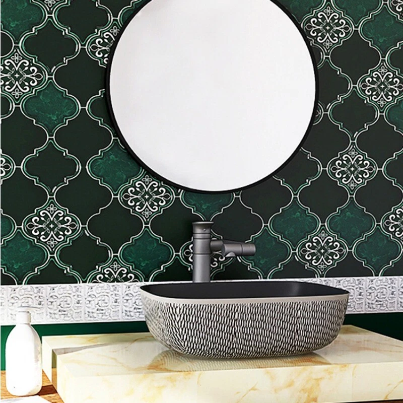 Pegatinas de borde de pared de 15 cm y 3 metros autoadhesivas para baño papel tapiz impermeable nuevas Foto 2 de 4