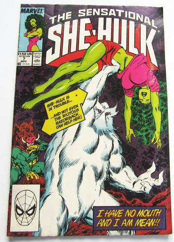 Sensational She-Hulk #7 Comic Book November 1989 VG+ 2.5 Vintage Marvel