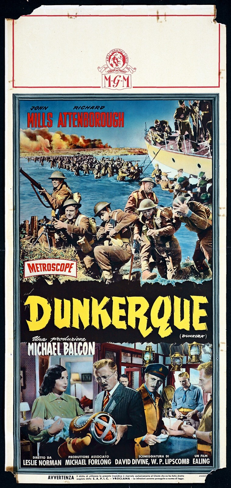 Locandina di DUNKERQUE (1958)