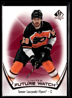 2021-22 SP Authentic Future Watch Red Limited Tanner Laczynski Philadelphia