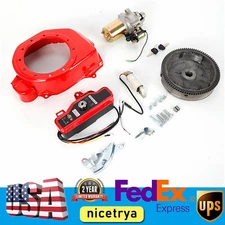 Electric Start Kit For HONDA GX160 GX200 5.5HP 6.5HP Starter Motor W/ Solenoid