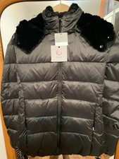 New York Snowman Down Jacket Size Xs Metallic Olive.