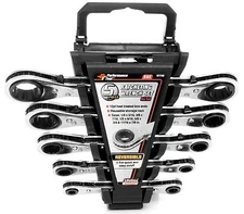 Performance Tool W709 SAE Combination Ratcheting Wrenches-Set Of 5