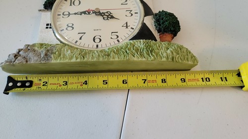 Leuchtturm Wanduhr 14 x 10 batteriebetrieben - Bild 5 von 5