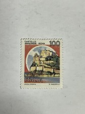 Francobollo storico Castello Aragonese Ischia ITALIA 100 Lire